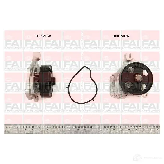 Водяной насос, помпа FAI AUTOPARTS wp6473 2179529 5027049294882 2ISE R - Изображение 1