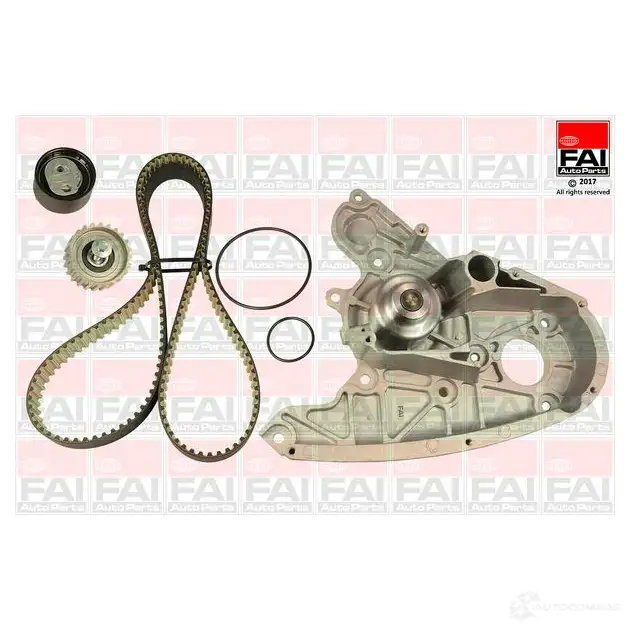 Комплект ремня грм с водяным насосом FAI AUTOPARTS 5027049452077 tbk3826501 2178243 6INX Q изображение 0