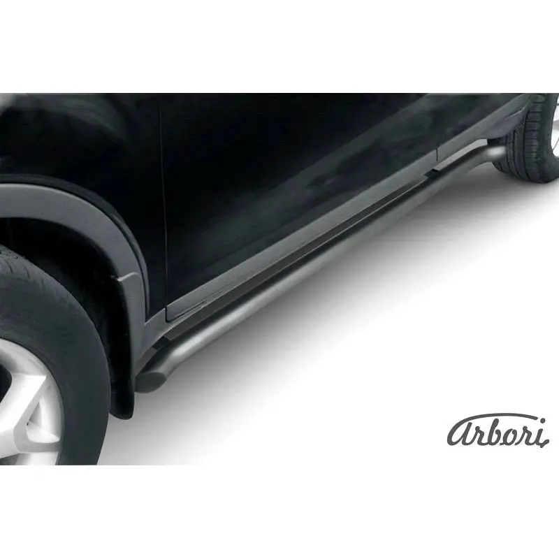 Защита порогов с изгибами черный цвет Arbori IIPL7 7 05AZAPO 1437092343 afzdafkg09b