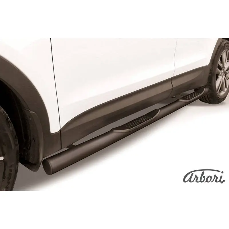 Защита порогов с проступями черный цвет Arbori EYLOO KR 1437092701 TB4NP afzdahsft1206b