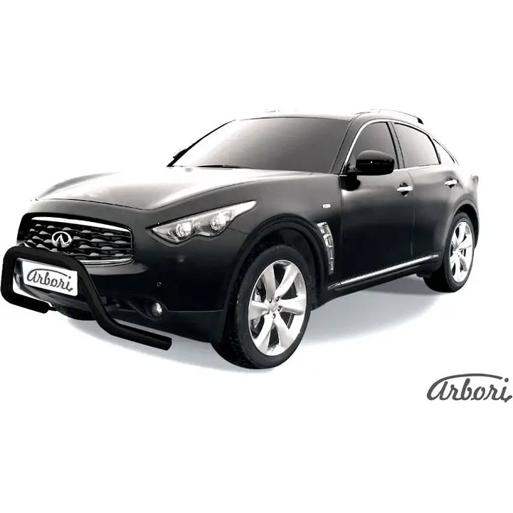Кенгурятник низкий мини черный цвет Arbori afzdainfx02b W8JML G6 WGS 1437093326