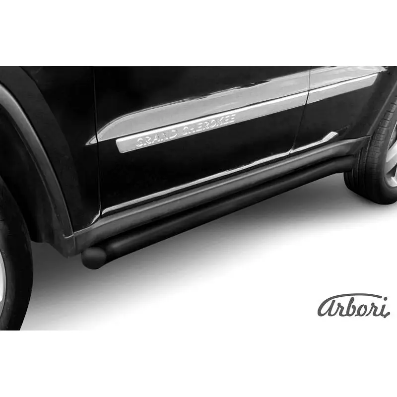 Защита порогов с изгибами черный цвет Arbori afzdajgch06b QJ5IJIK 6 5GQ8 1437092346
