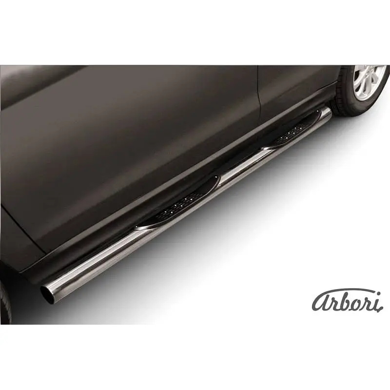 Защита порогов с проступями нержавеющая сталь Arbori 1437092614 9O T22S EB53T afzdamas1408