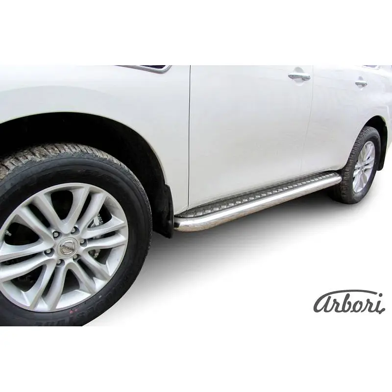 Защита порогов с листом нержавеющая сталь Arbori afzdanipat11 SV91Q P KQ4WKS 1437092567