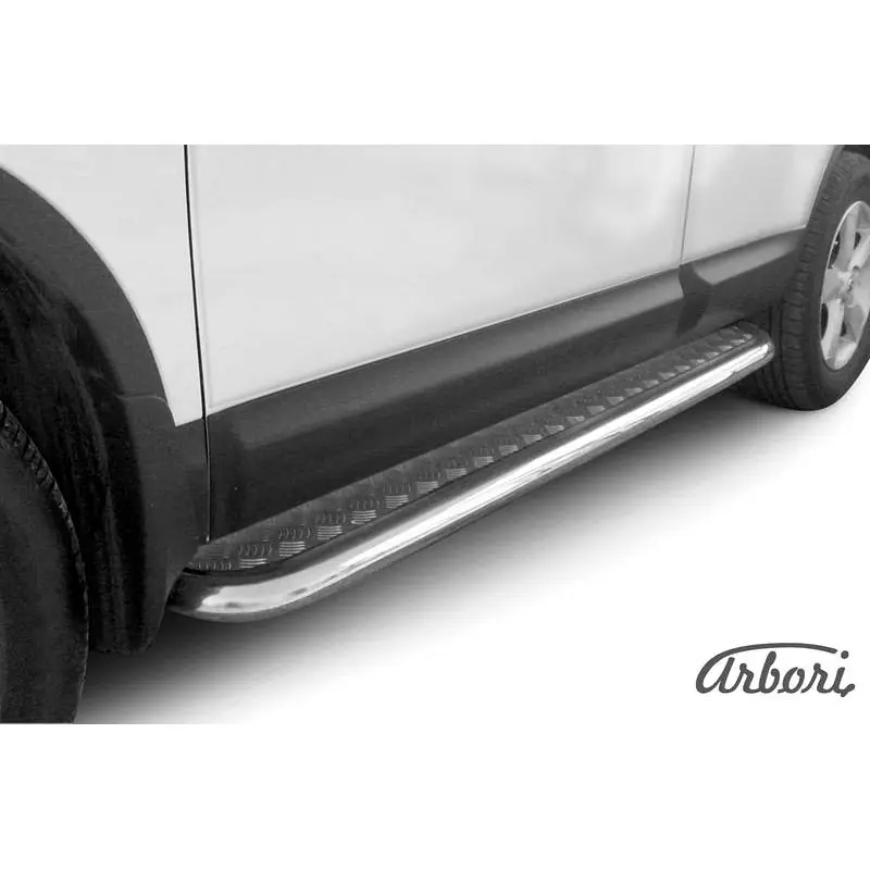 Защита порогов с листом нержавеющая сталь Arbori 1437092378 afzdaniq12 QZDUE 2PV NHY