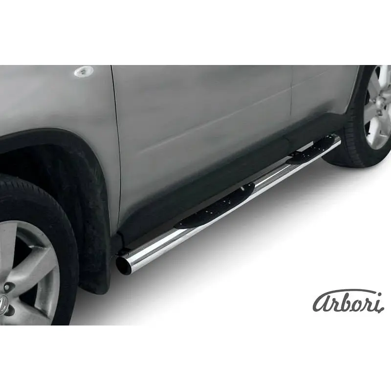 Защита порогов с проступями нержавеющая сталь Arbori ABVTW 5V 9B91K6 1437092637 afzdanxt1105