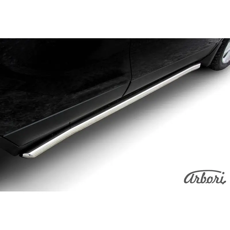 Защита порогов труба с изгибами нержавеющая сталь Arbori 1437092540 W9Q8X HFH76 A afzdaopmok1308