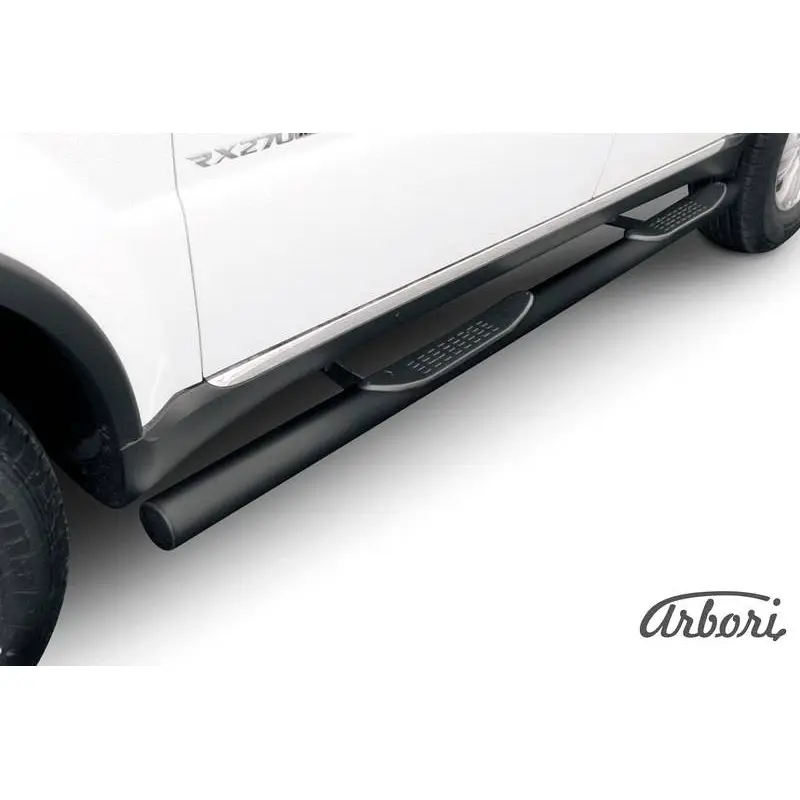 Защита порогов с проступями черный цвет Arbori 02G46UR 1437092753 V 85LCZ afzdassrn05b
