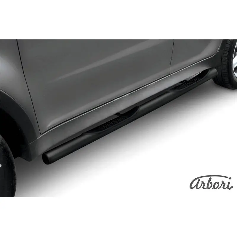 Защита порогов с проступями черный цвет Arbori 1437092749 W52PW JM S3GB afzdasya05b