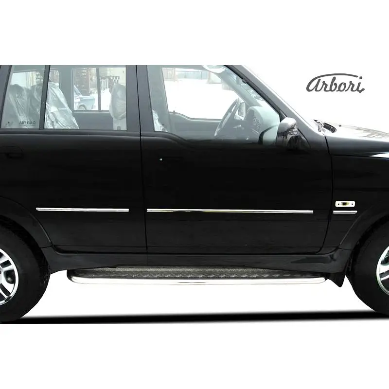 Защита порогов с листом нержавеющая сталь Arbori HRMMJ 4CTG N afzdatarp08 1437092286 - Изображение 1