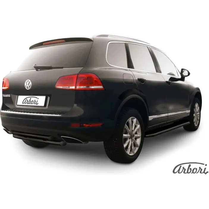Защита заднего бампера двойная черный цвет Arbori afzdavwtr10b 1437090990 NF 8BYL1 KMO932