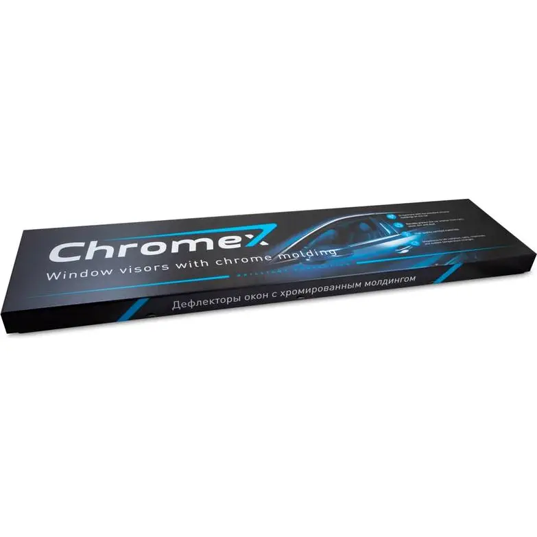 Дефлекторы окон с хромированным молдингом Chromex 3LY4GU7 chromex63023 MA7R OL 1437099057 изображение 1
