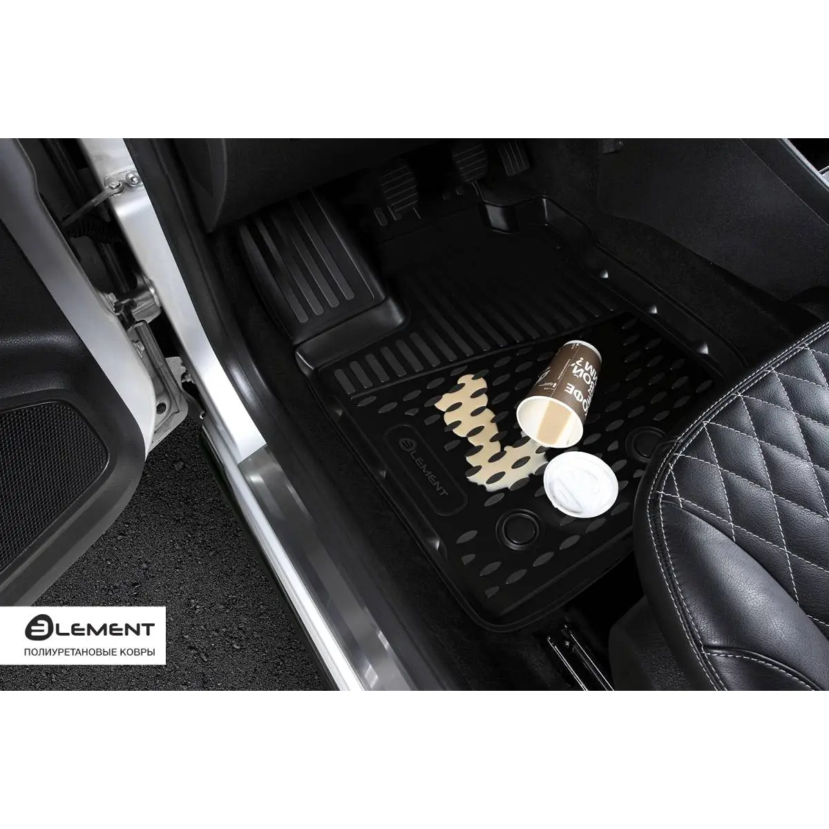 Коврик в багажник полиуретан Element nlc2912b13 FY7YZ 4K NNT 1437099755 изображение 5