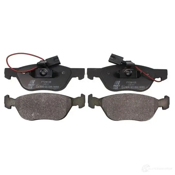 Тормозные колодки, комплект FAST 4337250 9 V9G5KG ft29105 изображение 0