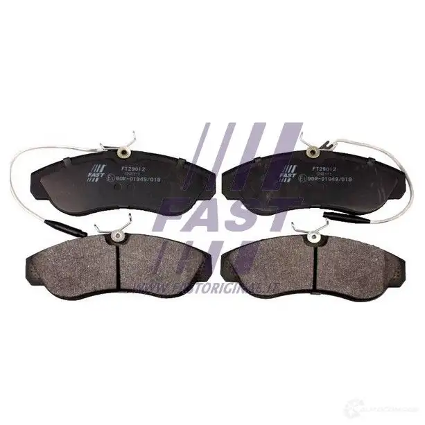 Тормозные колодки, комплект FAST 4337220 DN4R RAR ft29012 - Изображение 1