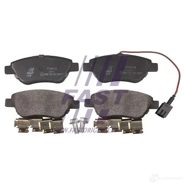 Тормозные колодки, комплект FAST ft29112 4337256 CSQBJ4 G - Изображение 1