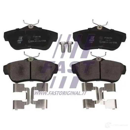 Тормозные колодки, комплект FAST 4337286 QOP 53 ft29154 - Изображение 1