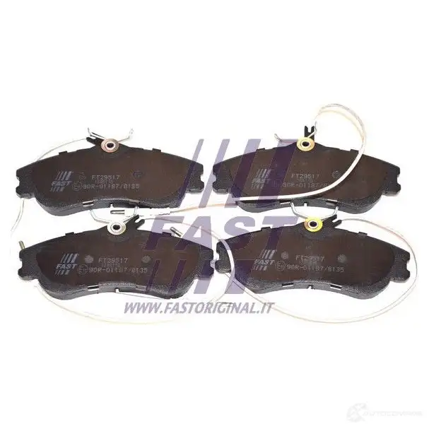 Тормозные колодки, комплект FAST ft29517 7 7ON8F0 4337307 изображение 0
