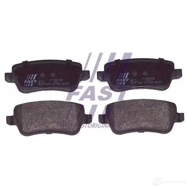 Тормозные колодки, комплект FAST ft29159 4337293 OY TP10 - Изображение 1