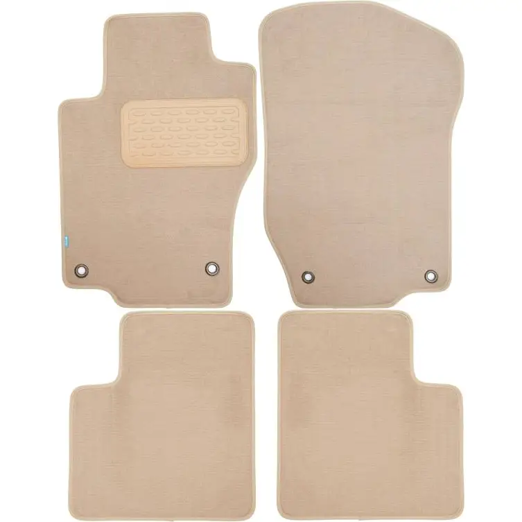 Коврики в салон текстиль бежевые акпп Klever V8UGJ 1437105614 klever04342322112kh T 20PCB