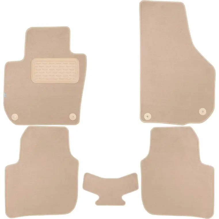 Коврики в салон текстиль бежевые акпп Klever AOQ3M 1437106573 klever04451122112kh CNAF R0X