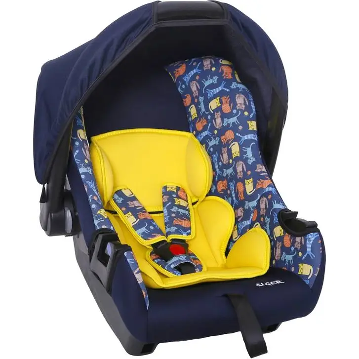 Детское автомобильное кресло эгида люкс котики Siger H DOWDIX BKJG9 1437110369 kres2038