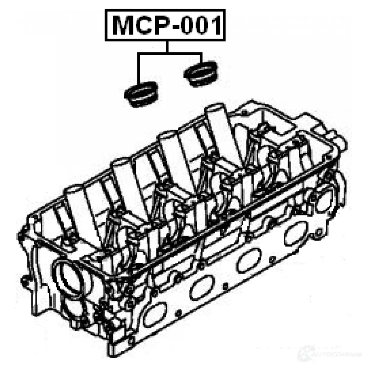 Уплотнительное кольцо оси свечи зажигания FEBEST M1IN F mcp001pcs2 1439169024 изображение 1