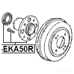 Ступица колеса FEBEST 0382eka50r 4056111085395 SQ CKV 3822902 изображение 1
