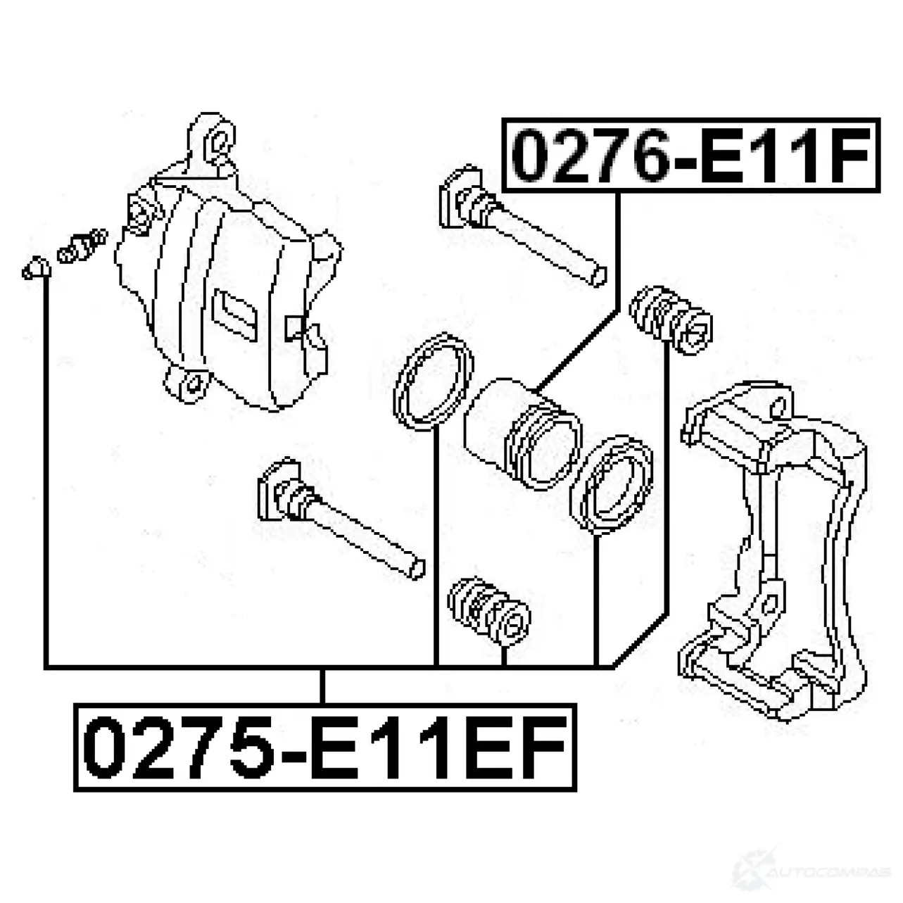 Поршень тормозного суппорта FEBEST 3822430 4056111077130 0276e11f P LYRBD изображение 1