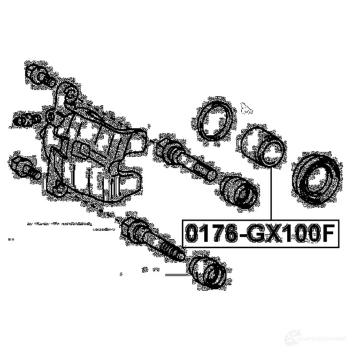 Поршень тормозного суппорта FEBEST 0176gx100f 4056111056319 CASE 4 3821610 изображение 1