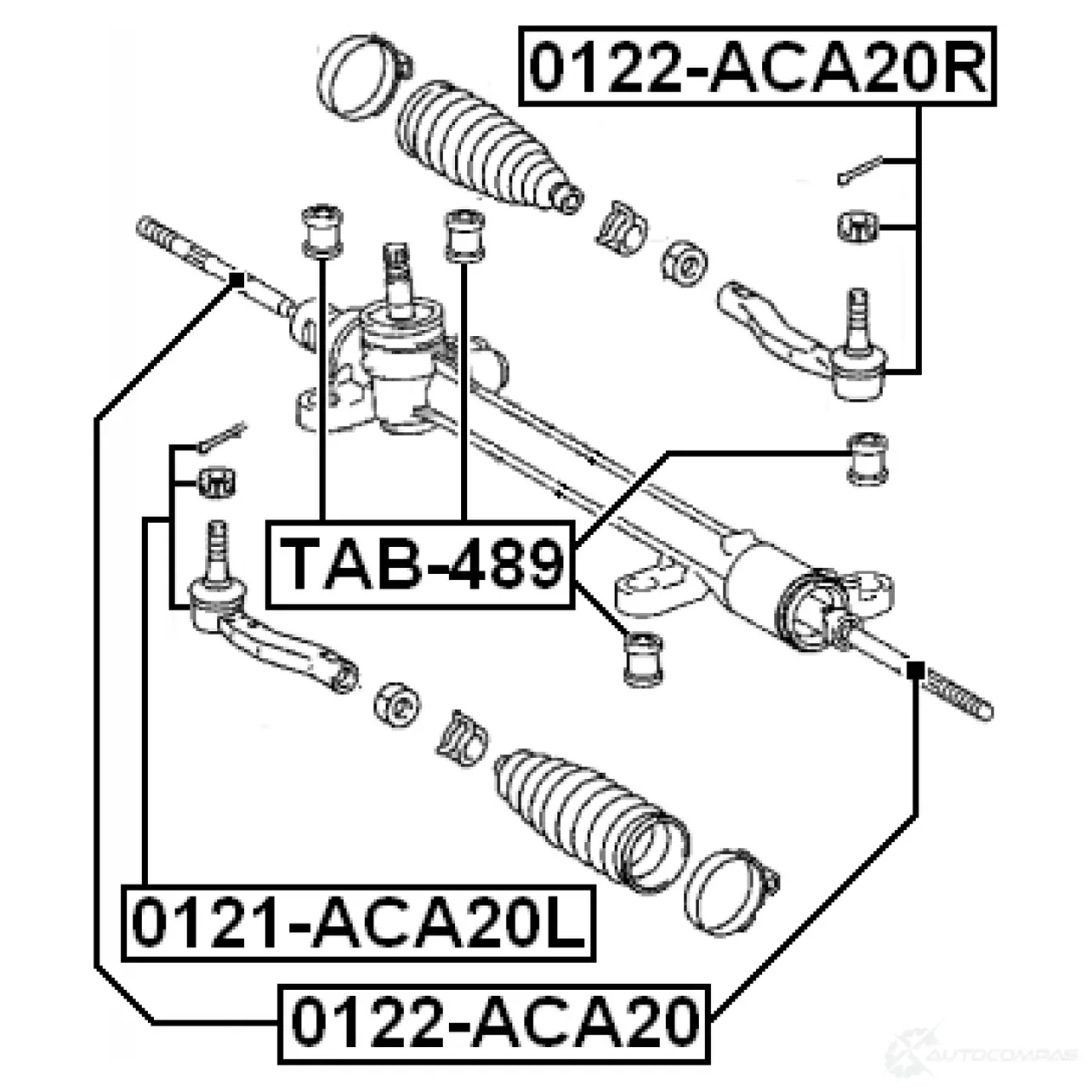 Крепление рулевой рейки FEBEST tab489 4056111072630 3829513 6 D0NI изображение 1