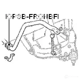 Втулка стабилизатора FEBEST opsbfronbf 830123284 C34 ZDN9 4056111055497 изображение 1