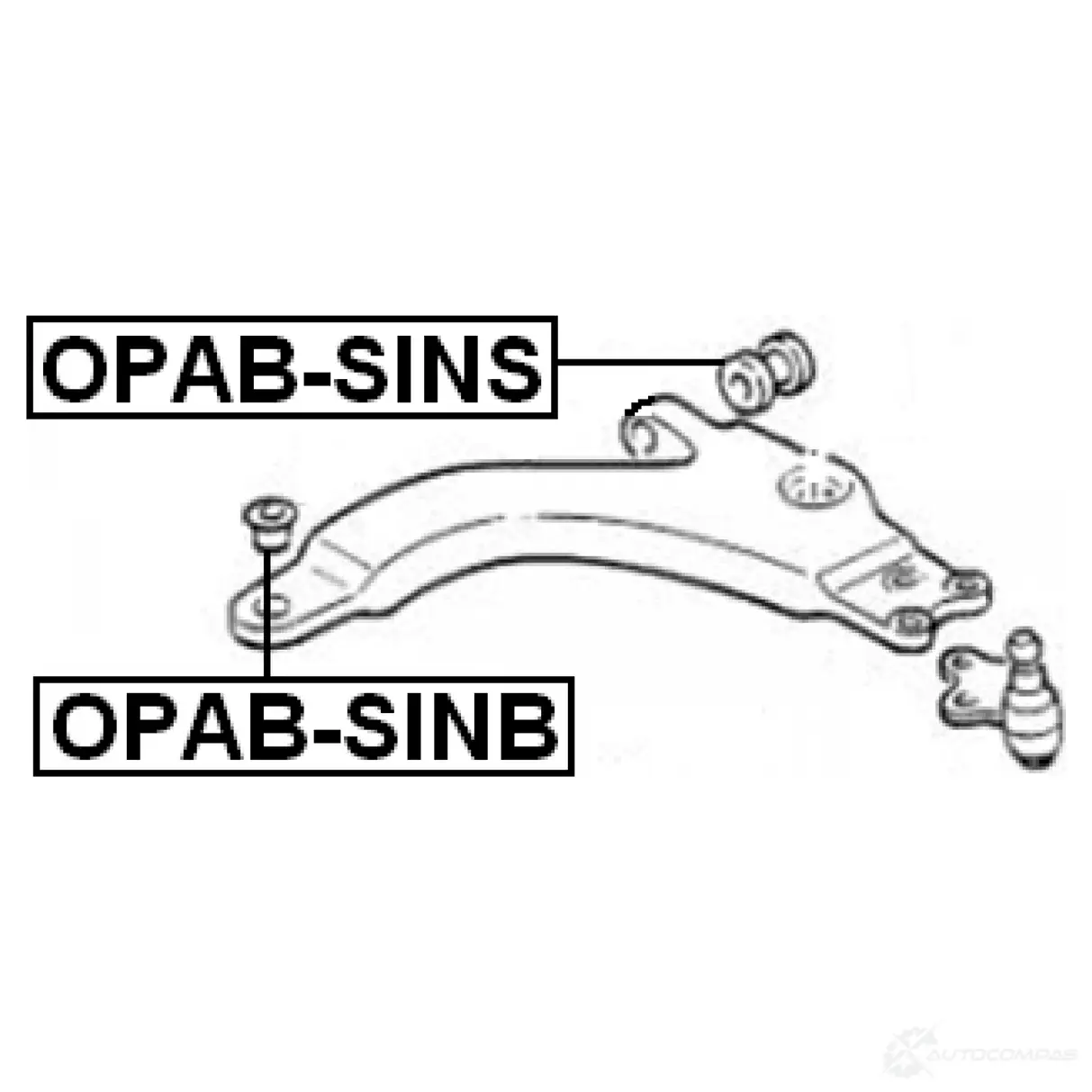 Сайлентблок FEBEST 4056111073132 opabsinb DNRG H83 3828858 изображение 1