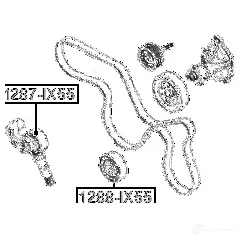 Обводной ролик приводного ремня FEBEST 1436947313 1288ix55 B3XION A изображение 1