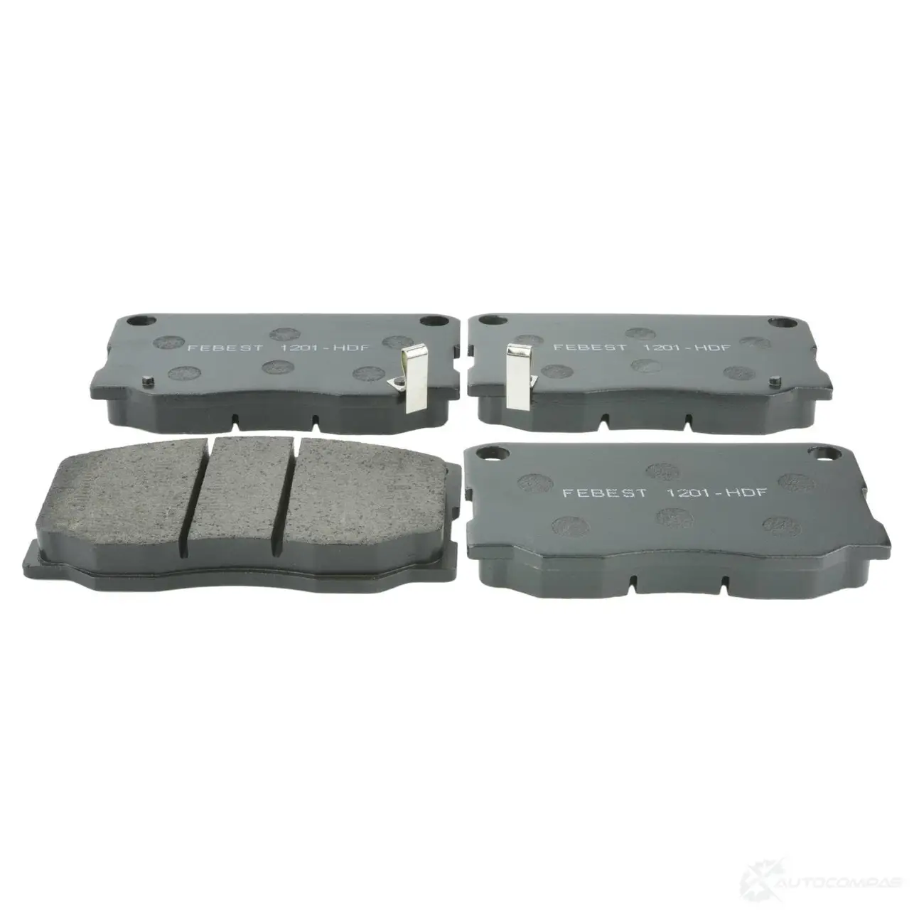 Тормозные колодки, комплект FEBEST 4056111100883 557054542 M GHACDP 1201hdf - Изображение 1