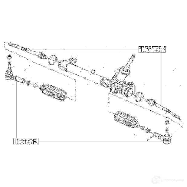 Рулевой наконечник FEBEST GR64C H 3824005 4056111077291 1021cr изображение 1