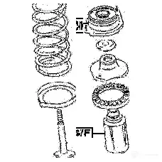 Крепление амортизаторов FEBEST P LC3P 3828063 4056111011035 mzss010 изображение 1