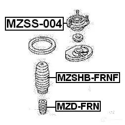 Крепление амортизаторов FEBEST C BKYJ 4056111005249 3828059 mzss004 изображение 1