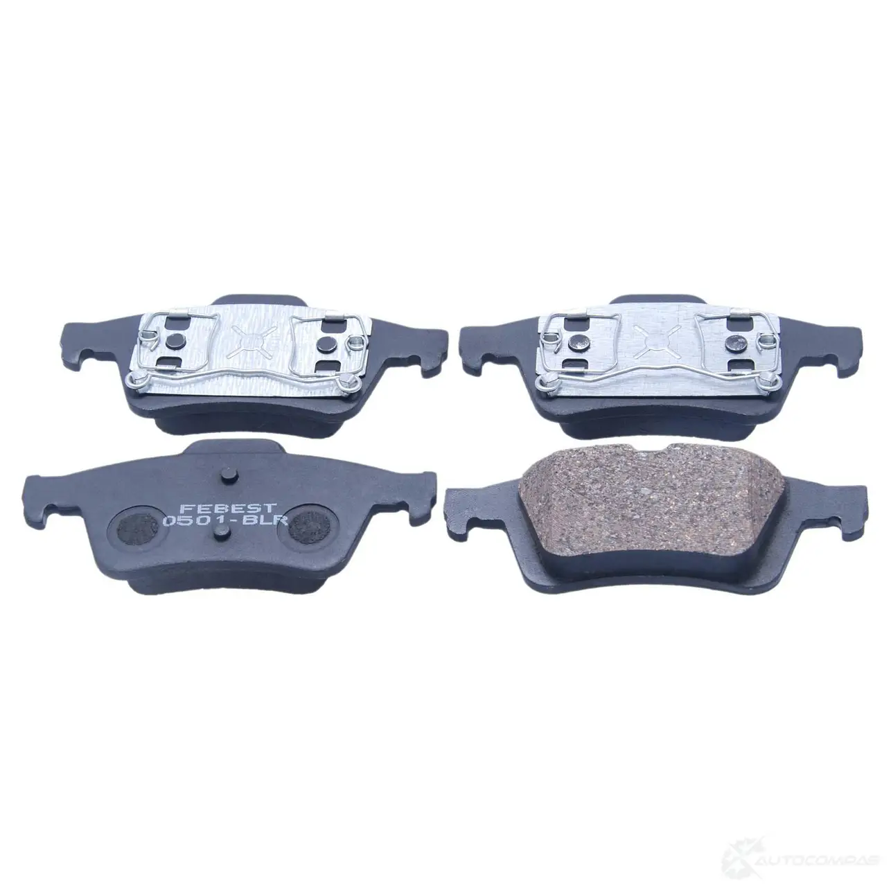 Тормозные колодки, комплект FEBEST 4056111090184 0501blr 3823405 W5 UVY - Изображение 1