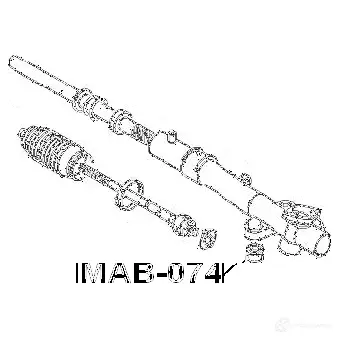 Крепление рулевой рейки FEBEST mab074 BRKK 8 4056111015996 3827243 изображение 1