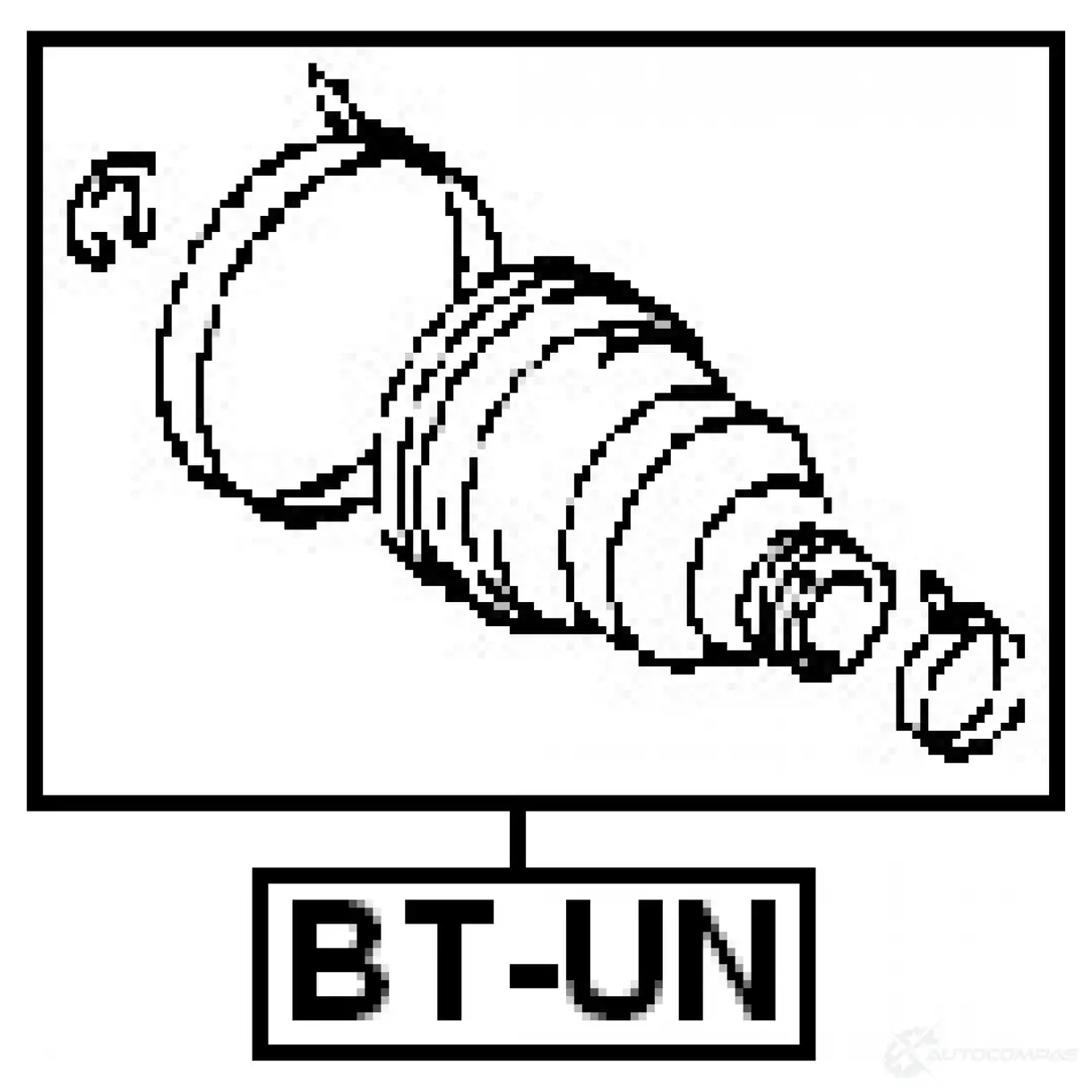 Пыльник шрус универсальный FEBEST RA0 N17M 3825782 BT-UN K3KXVH изображение 1