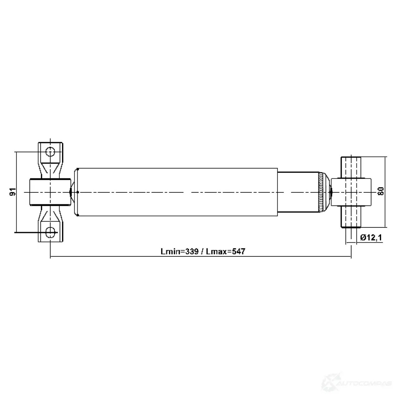 Амортизатор FEBEST 03110-006R 1440023965 HZ3 WBK изображение 1