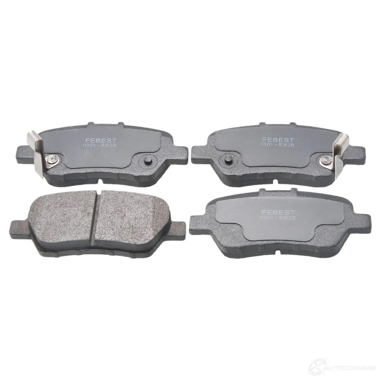 Тормозные колодки, комплект FEBEST 0301rb2r E4 04AID 3822594 4056111093628 - Изображение 1