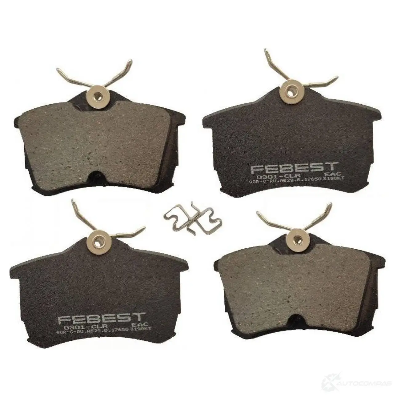 Тормозные колодки, комплект FEBEST GM JZYR 0301clr 1437423140 - Изображение 1