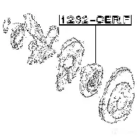 Ступица колеса FEBEST 4056111056517 1282cerf 3824268 W D6S2A изображение 1