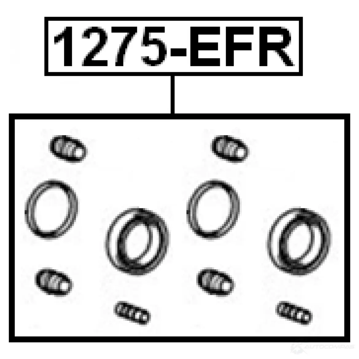 Ремкомплект суппорта FEBEST 3824235 4056111065779 1275efr GY4 B08 изображение 1