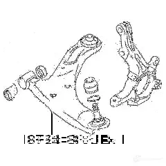 Рычаг FEBEST 4056111033402 0724gvjbl 3823842 S ZJ45 изображение 1