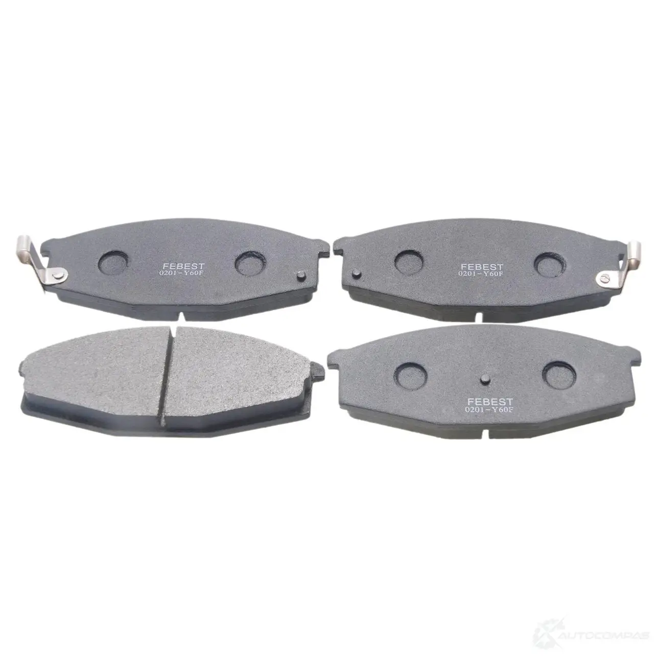 Тормозные колодки, комплект FEBEST H0OS XQ 0201y60f 3821837 4056111099194 - Изображение 1