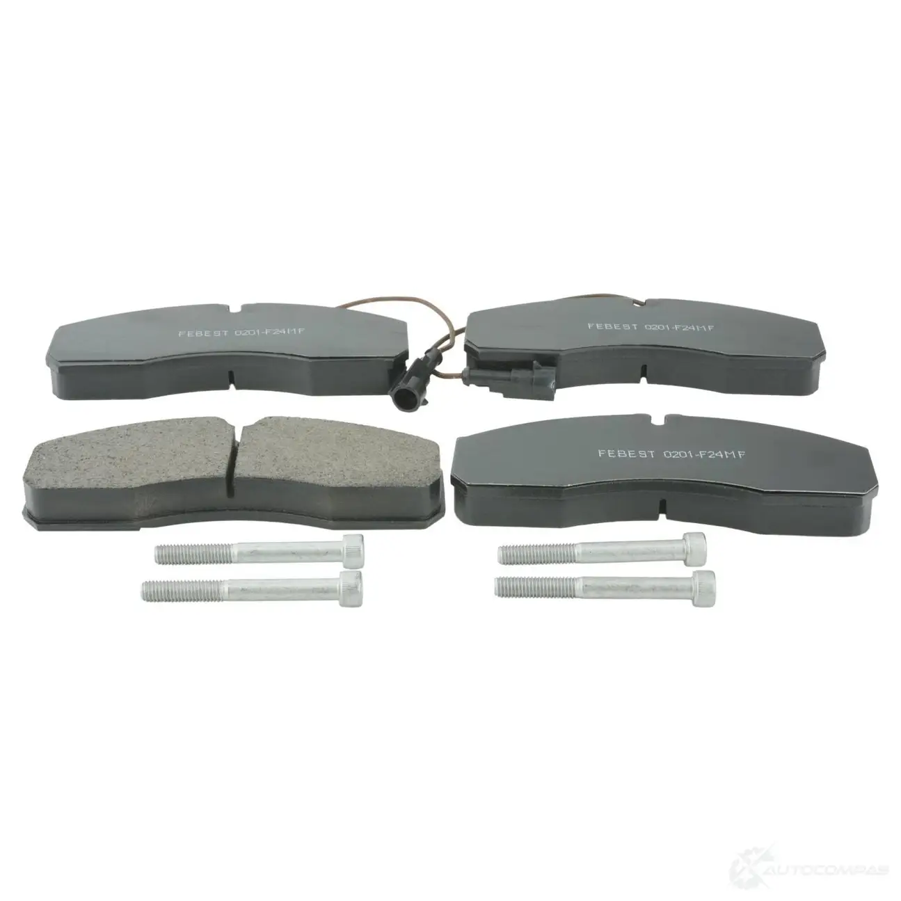 Тормозные колодки, комплект FEBEST 3821815 4056111109114 0201f24mf 37 XM3A - Изображение 1