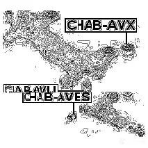 Сайлентблок FEBEST TMRR FB 4056111017754 chabavx 315736538 изображение 1